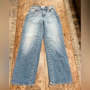 Abrand 95 Mid Baggy Blue Women's Jeans Size 24